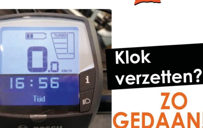 Klok verzetten Gelissen 2 Wielers